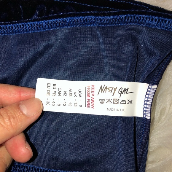 NWT NASTY GAL Love So Soft Crop Top Skirt Set Sz 8 - Picture 7 of 8